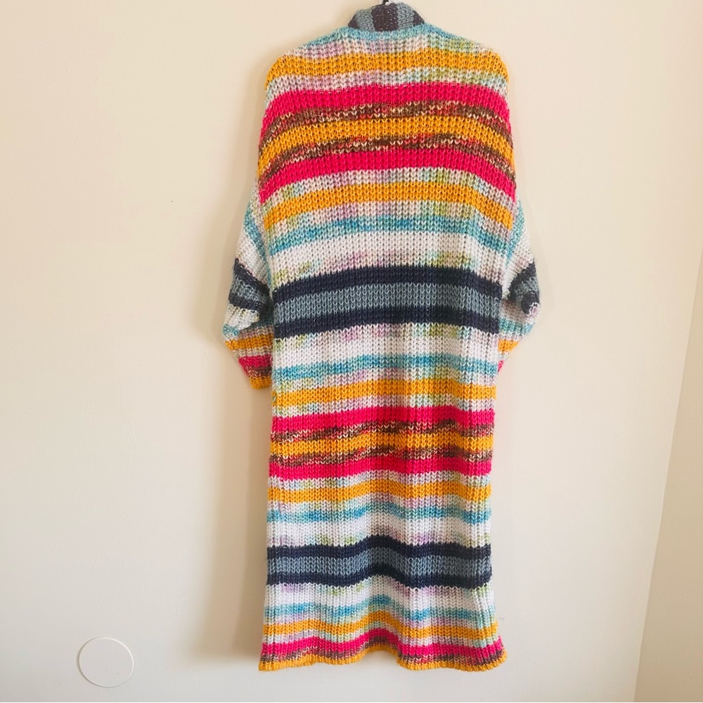 Anthropologie Rainbow Duster Cardigan One Size - Picture 10 of 12